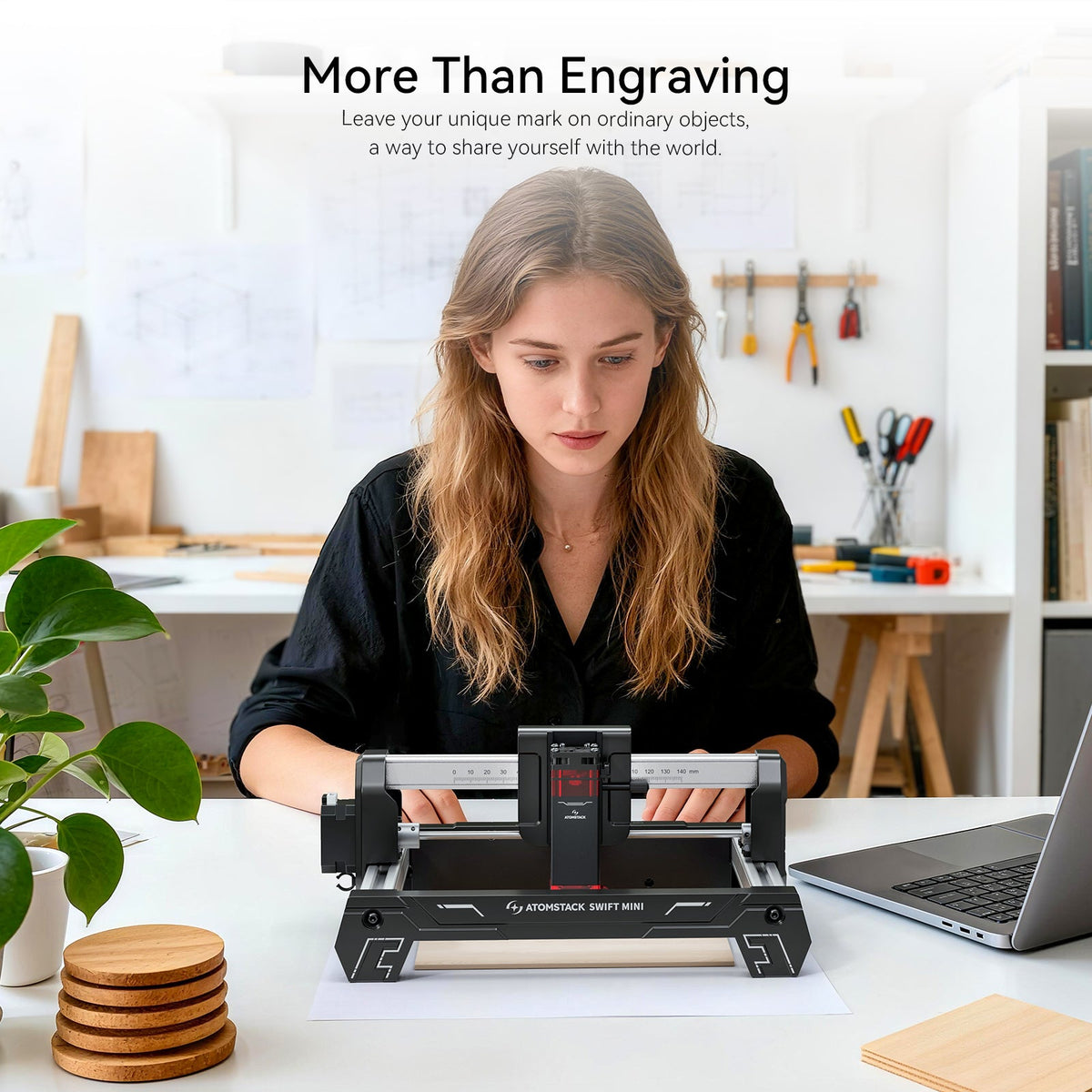 AtomStack Swift Mini Laser Engraver