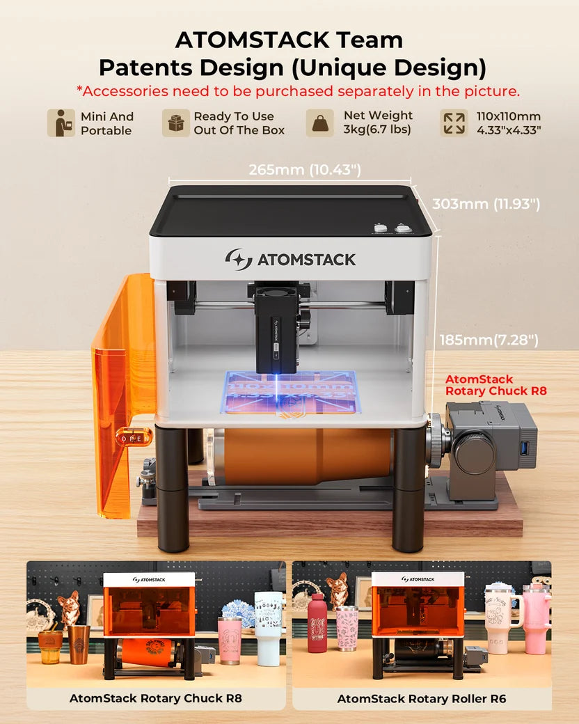 AtomStack P1 Laser Engraver