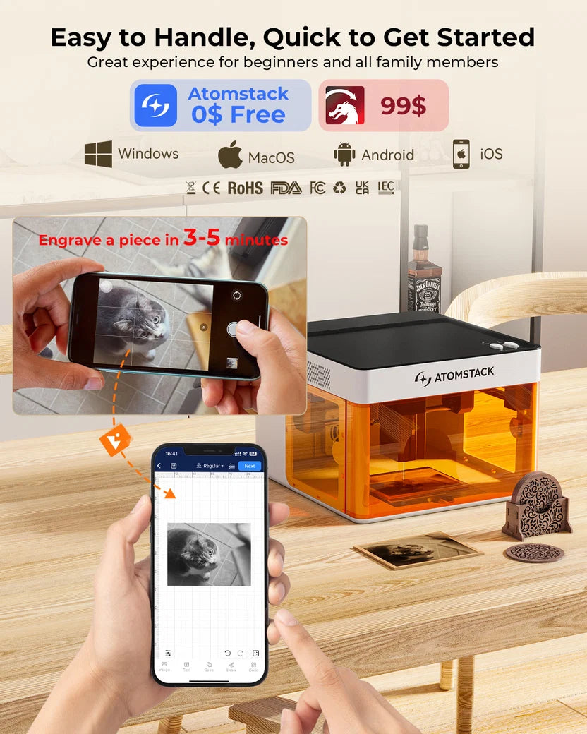 AtomStack P1 Laser Engraver