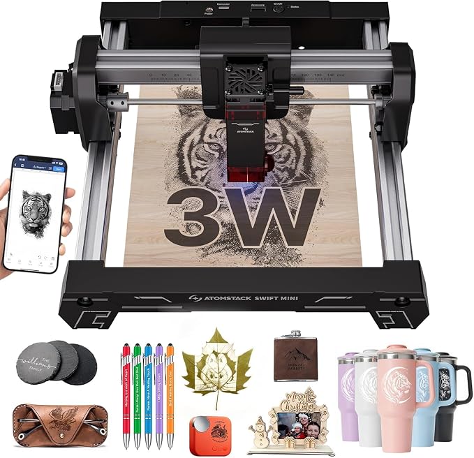 AtomStack Swift Mini Laser Engraver