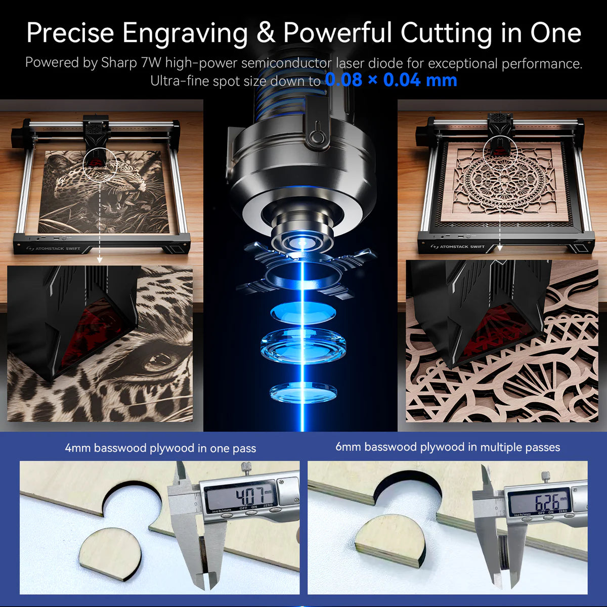 AtomStack Swift Laser Engraver