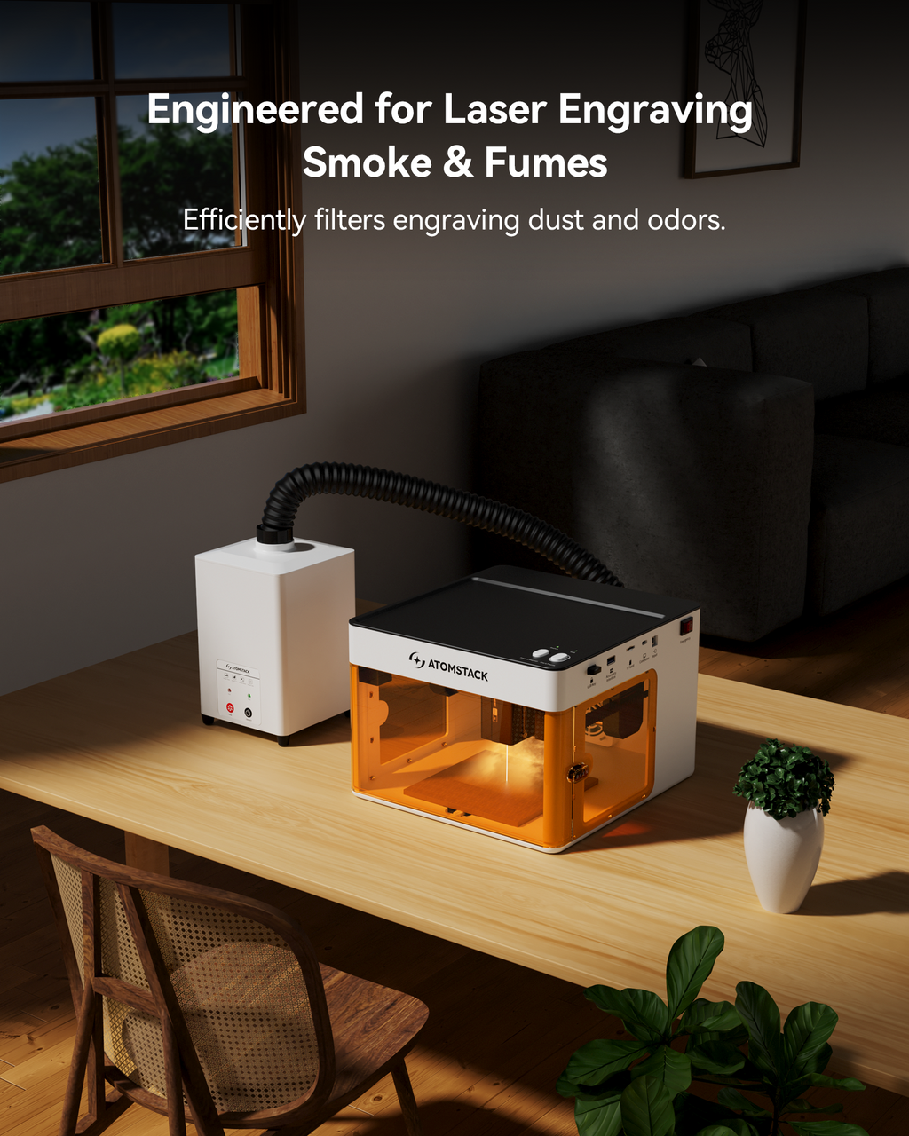 AtomStack D5 Mini Air Purifier