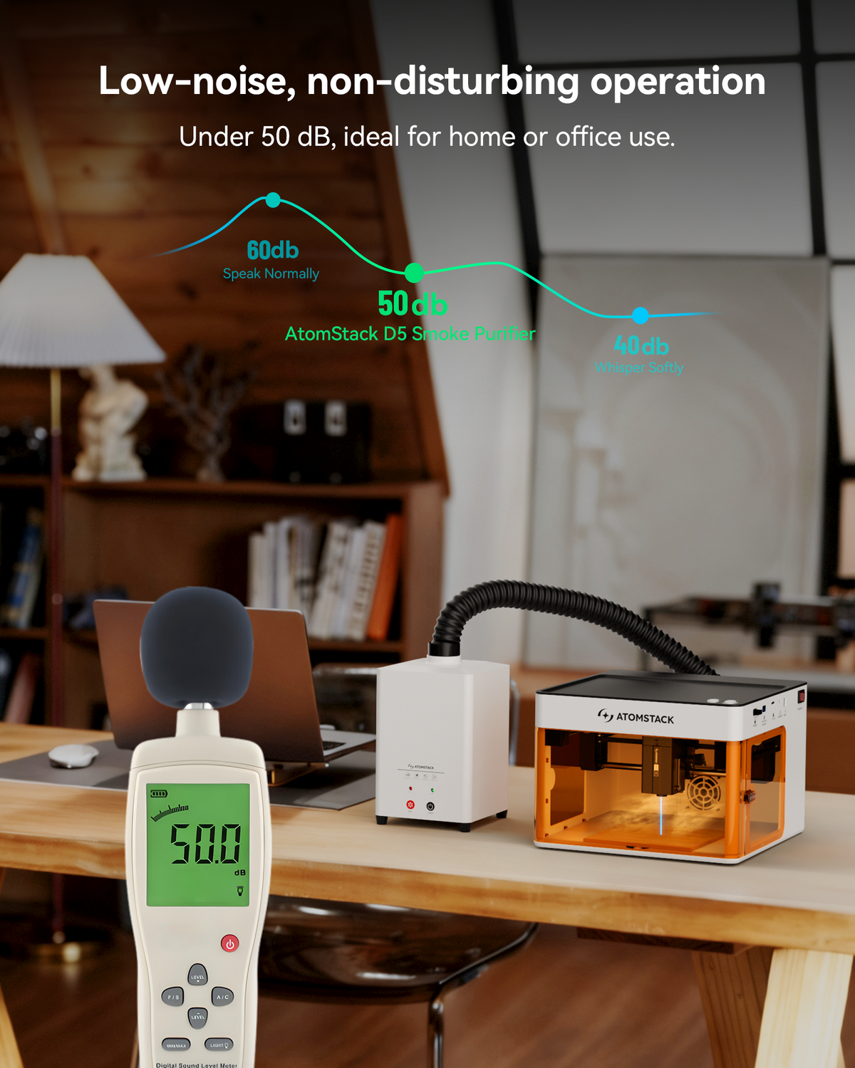 AtomStack D5 Mini Air Purifier